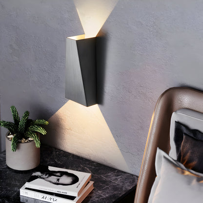 Kinkiet LED góra-dół aluminiowy trapezowy 3W