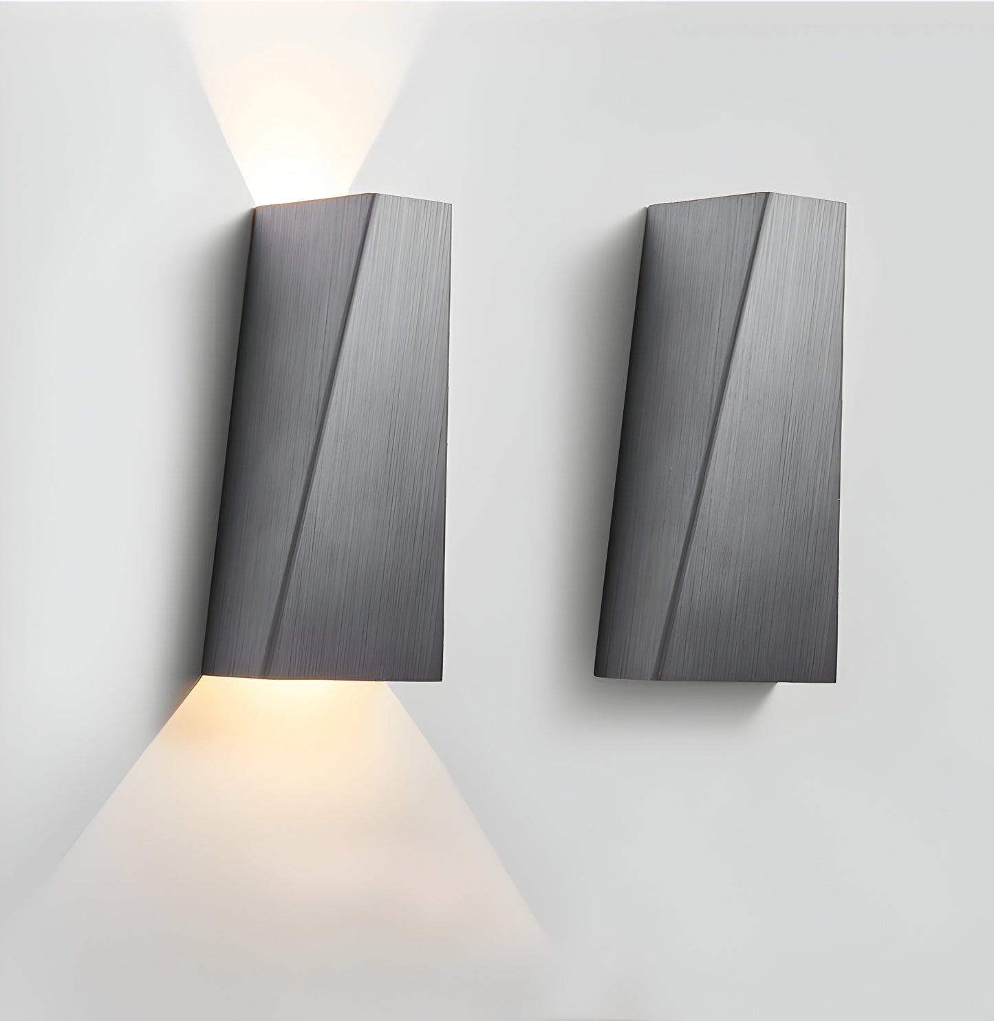 Kinkiet LED góra-dół aluminiowy trapezowy 3W