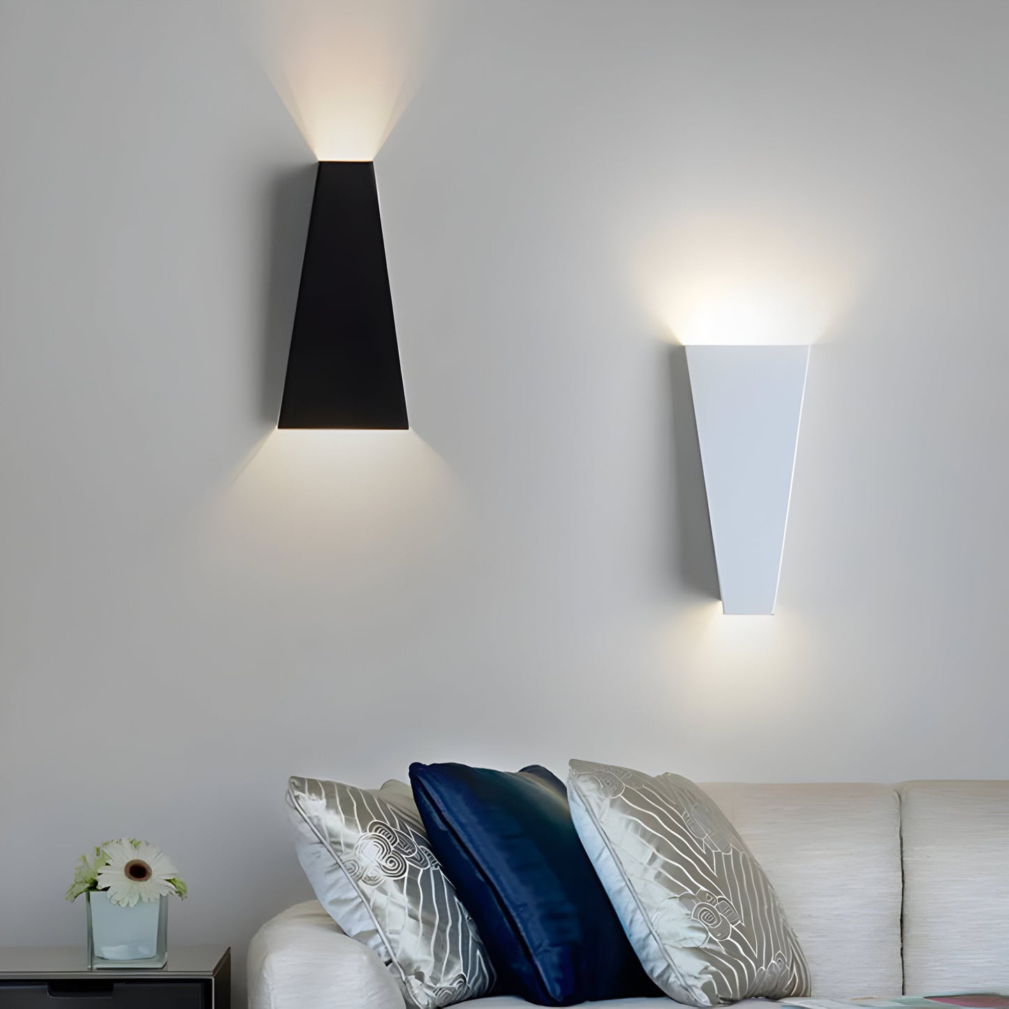 Kinkiet LED góra-dół aluminiowy trapezowy 3W