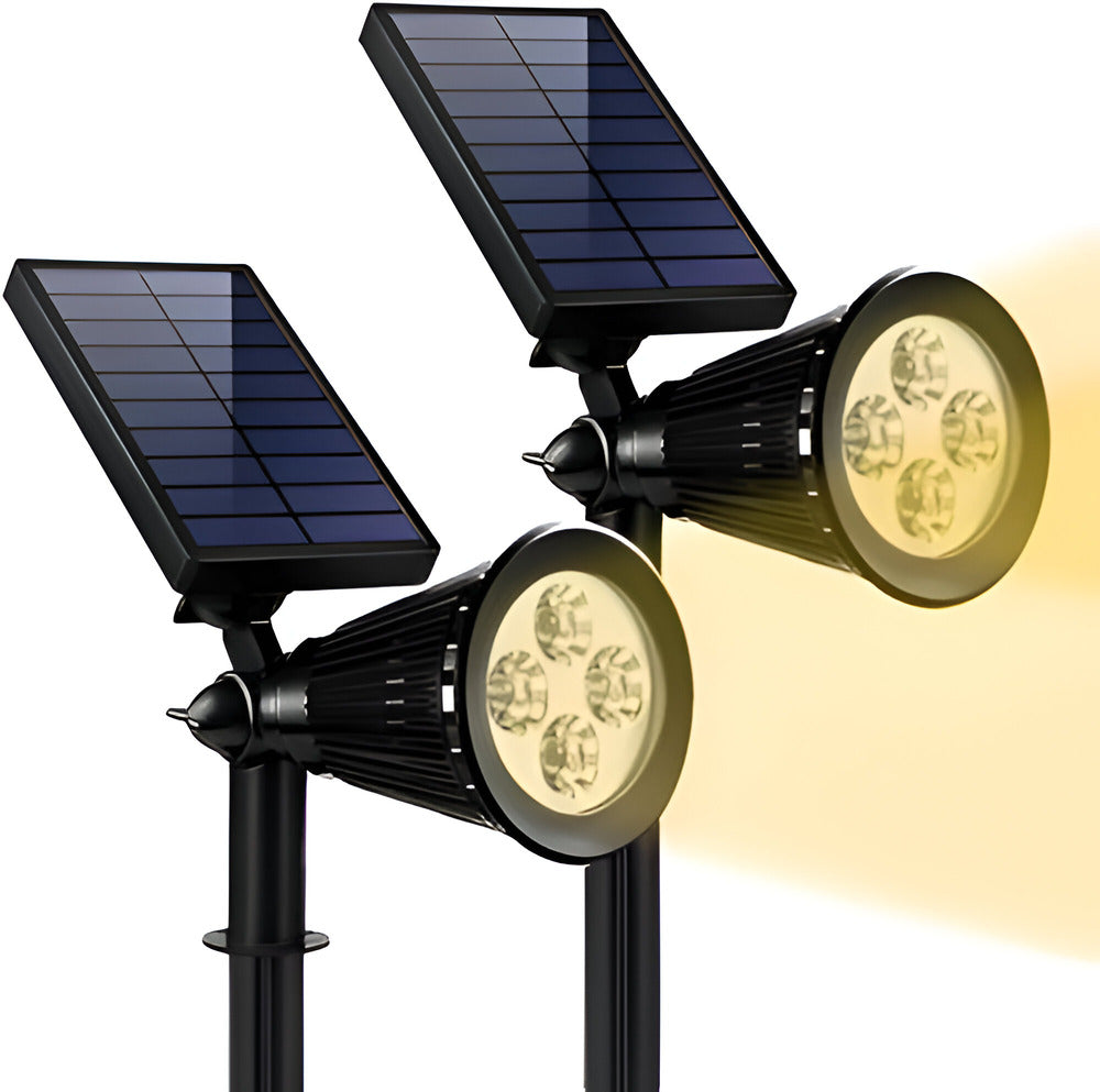 Lampa solarna ogrodowa LED regulowana IP65