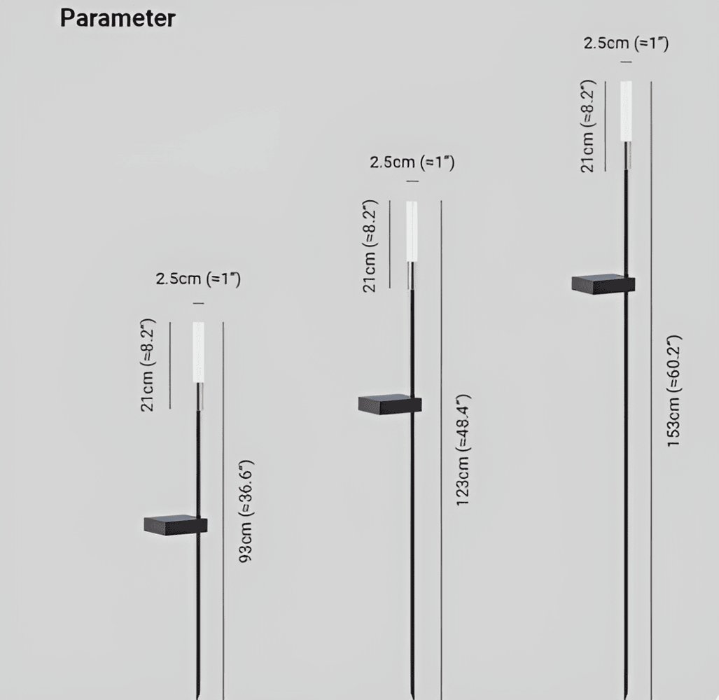 Lampa ogrodowa solarna LED słupkowa IP65