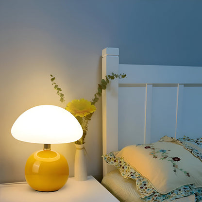 Bauhaus lampa stołowa LED w kształcie grzyba