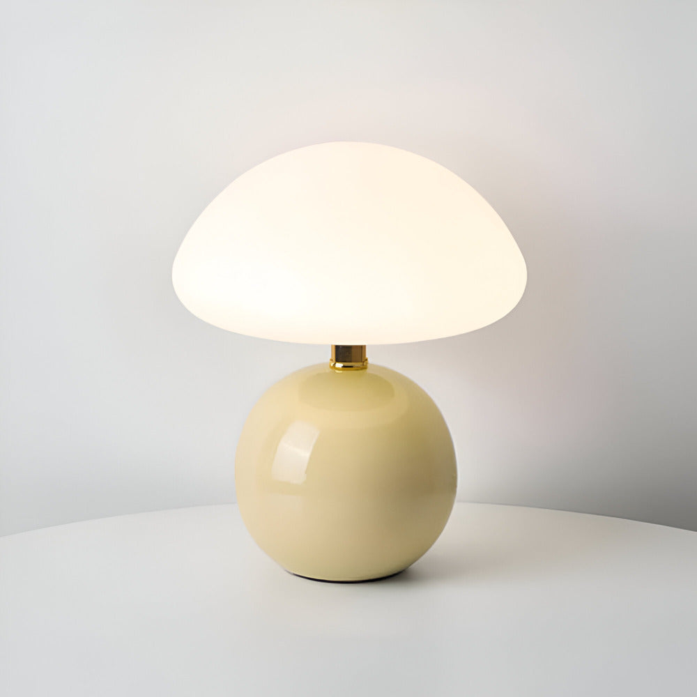 Bauhaus lampa stołowa LED w kształcie grzyba