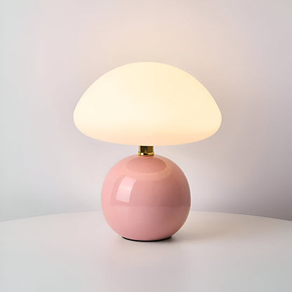 Bauhaus lampa stołowa LED w kształcie grzyba