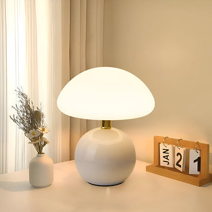 Bauhaus lampa stołowa LED w kształcie grzyba