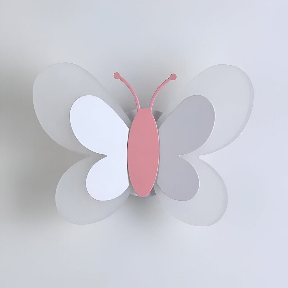 Kinkiet dziecięcy LED motyl kolorowy do pokoju
