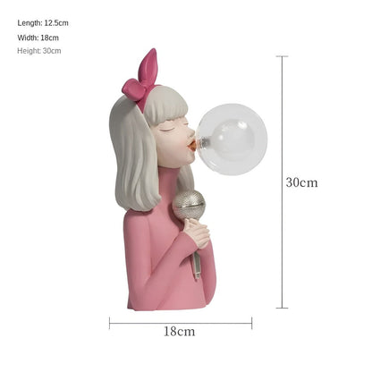 Lampka nocna LED z bajkowymi figurkami