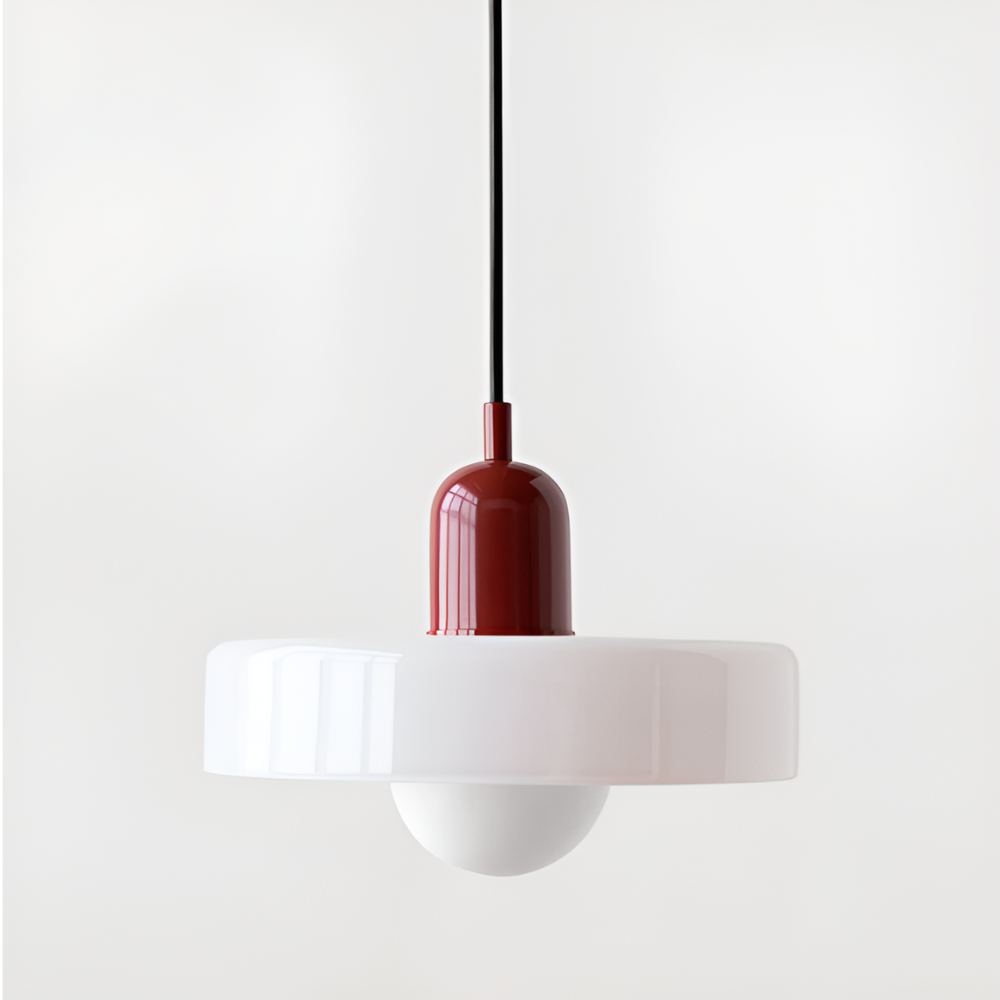 Regulowana kolorowa lampa wisząca ze szkła do wnętrz