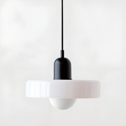 Regulowana kolorowa lampa wisząca ze szkła do wnętrz