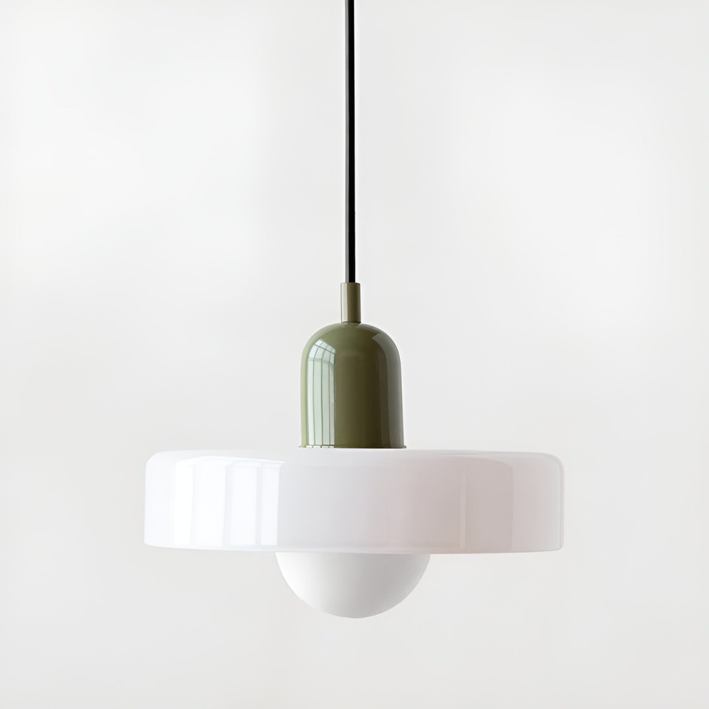 Regulowana kolorowa lampa wisząca ze szkła do wnętrz