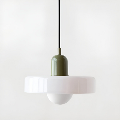 Regulowana kolorowa lampa wisząca ze szkła do wnętrz