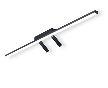 Lampa sufitowa LED z regulowanymi reflektorami do kuchni