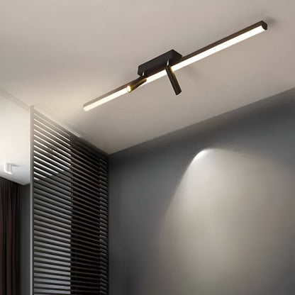 Lampa sufitowa LED z regulowanymi reflektorami do kuchni