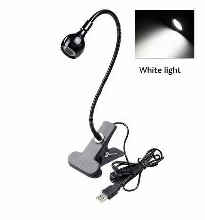Lampa biurkowa LED z klipsem USB regulowana 360°