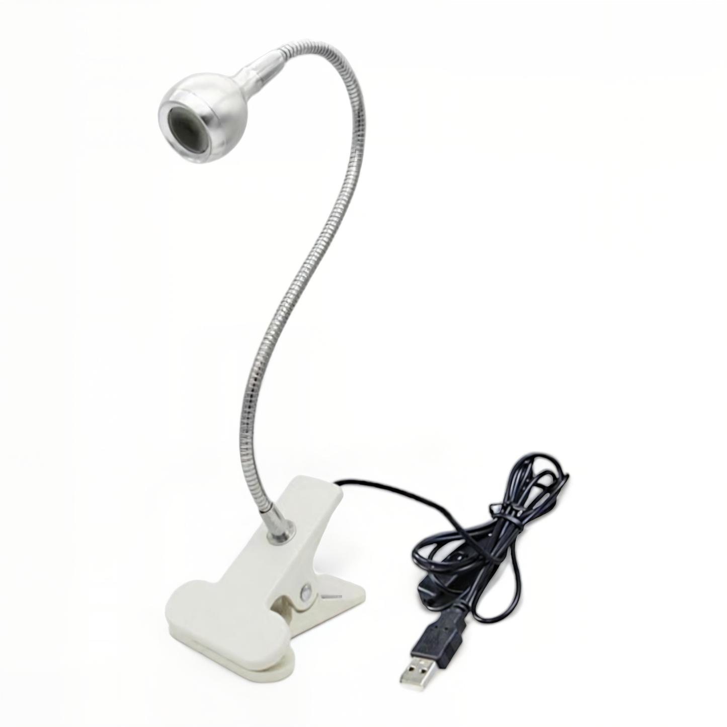 Lampa biurkowa LED z klipsem USB regulowana 360°