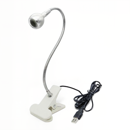 Lampa biurkowa LED z klipsem USB regulowana 360°