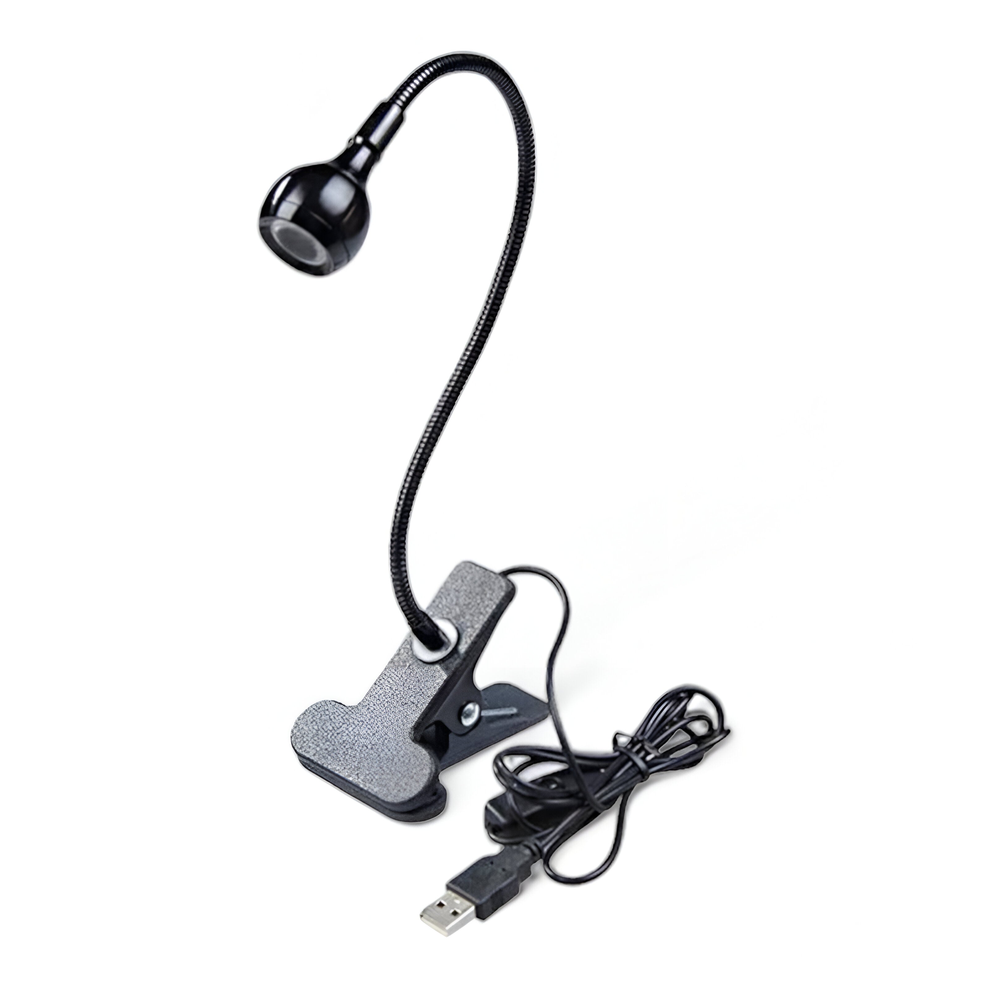 Lampa biurkowa LED z klipsem USB regulowana 360°