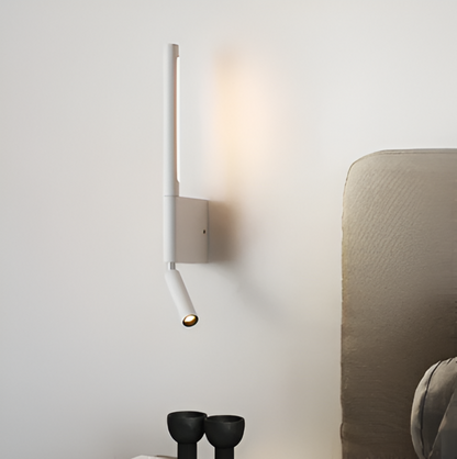 Obrotowa lampa ścienna LED do czytania przy łóżku