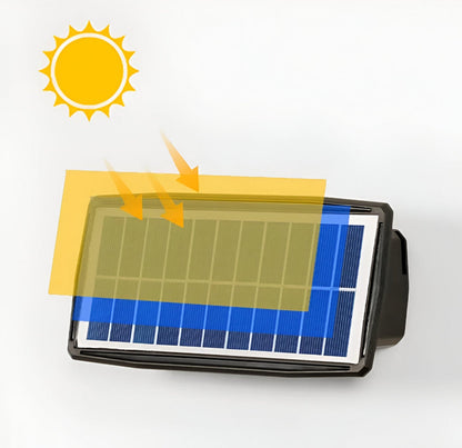 Solarna lampa ogrodowa LED na ścianę