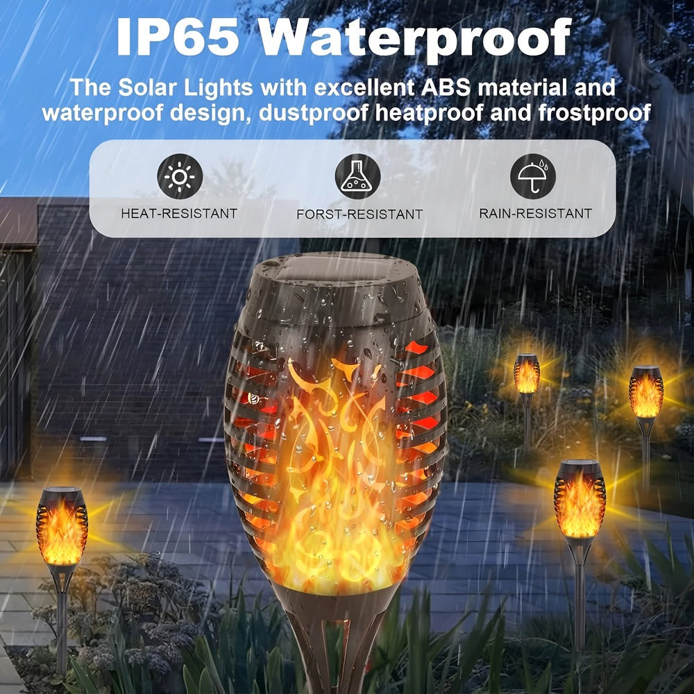 Pochodnia solarna LED efekt płomienia IP65 ogrodowa