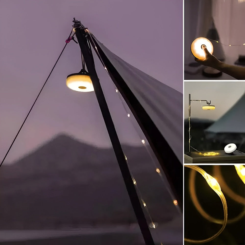 Wodoodporna girlanda LED 10 m na kemping i do ogrodu
