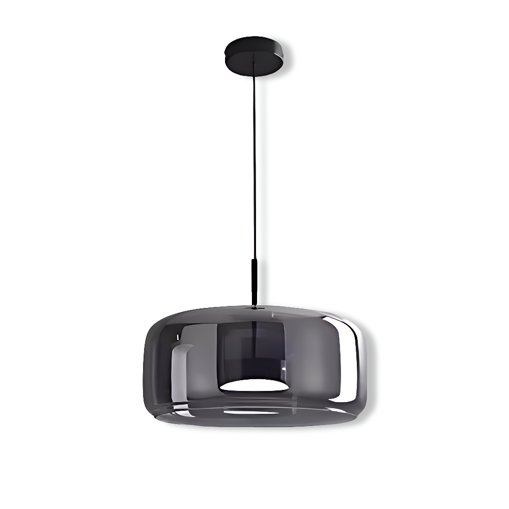 Szklana lampa wisząca nowoczesna E27 25 cm 35 cm