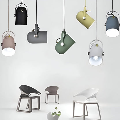 Aluminiowa lampa wisząca do salonu i jadalni