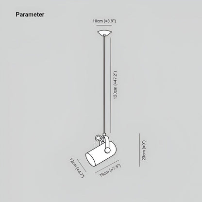 Aluminiowa lampa wisząca do salonu i jadalni
