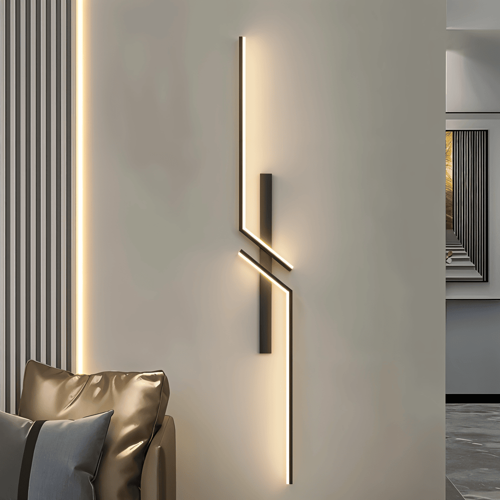 Minimalistyczny kinkiet LED liniowy do salonu
