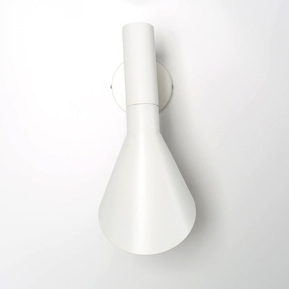 Regulowana czarna lampa ścienna LED do salonu
