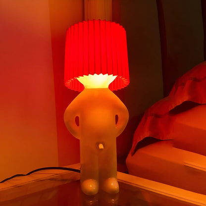 Dekoracyjna lampka LED z figurką chłopca