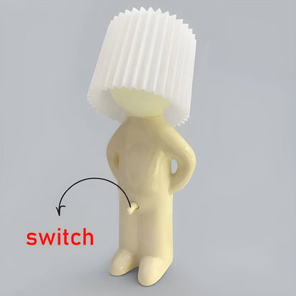 Dekoracyjna lampka LED z figurką chłopca