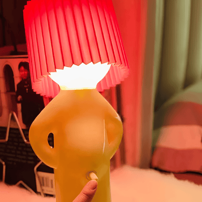 Dekoracyjna lampka LED z figurką chłopca