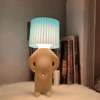 Dekoracyjna lampka LED z figurką chłopca