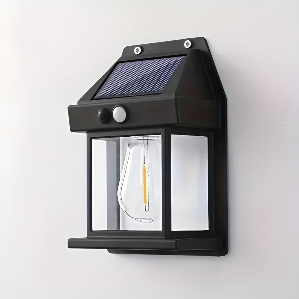 Solarna lampa ścienna LED z czujnikiem ruchu