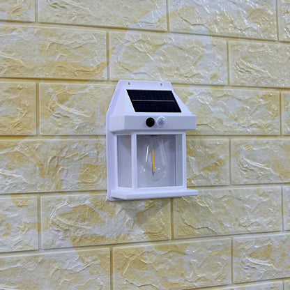 Solarna lampa ścienna LED z czujnikiem ruchu