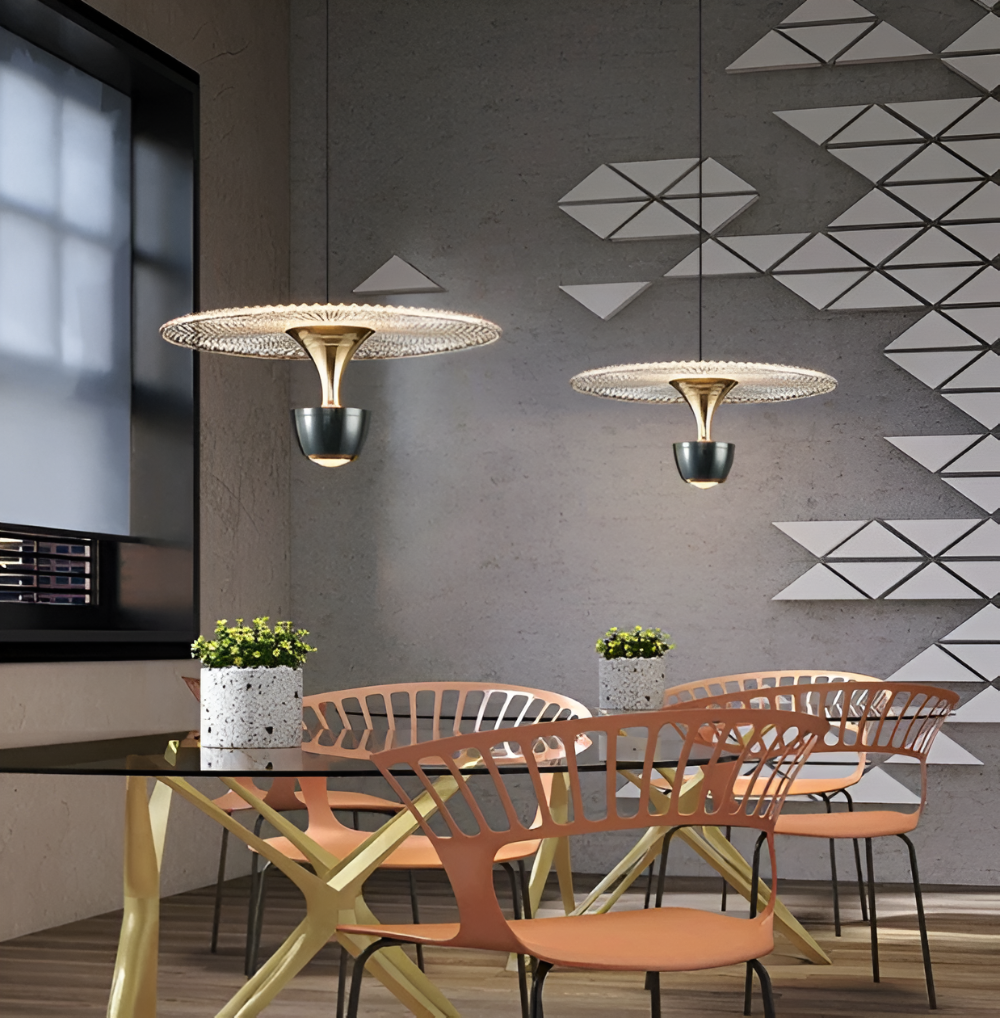 Lampa wisząca akrylowa nowoczesna 30 cm