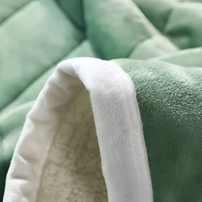 Miękki koc sherpa fleece ciepły do salonu