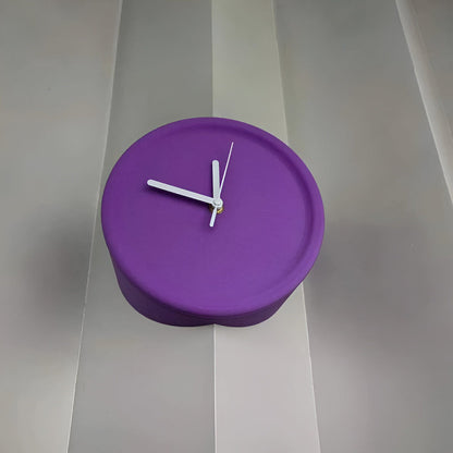 Cichy zegar ścienny narożny 3D minimalistyczny 30 cm