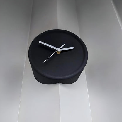 Cichy zegar ścienny narożny 3D minimalistyczny 30 cm