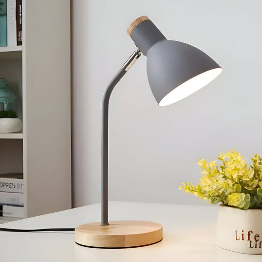 Lampa stołowa LED regulowana – skandynawski design, światło przyjazne dla oczu