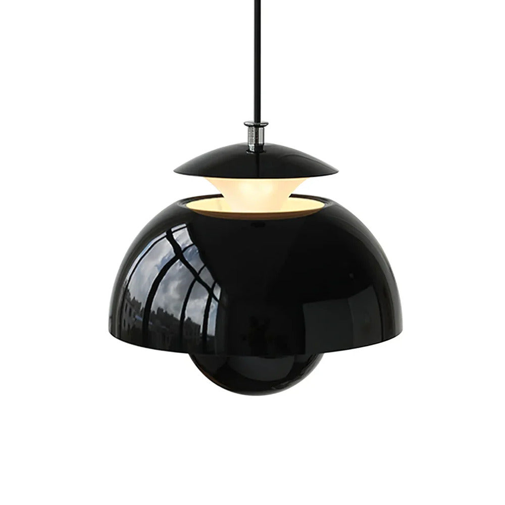Metalowa lampa wisząca kwiat retro do kuchni i salonu