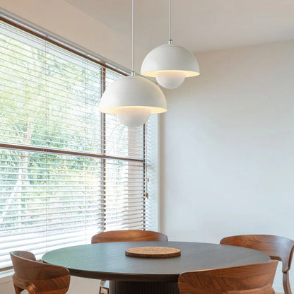 Metalowa lampa wisząca kwiat retro do kuchni i salonu