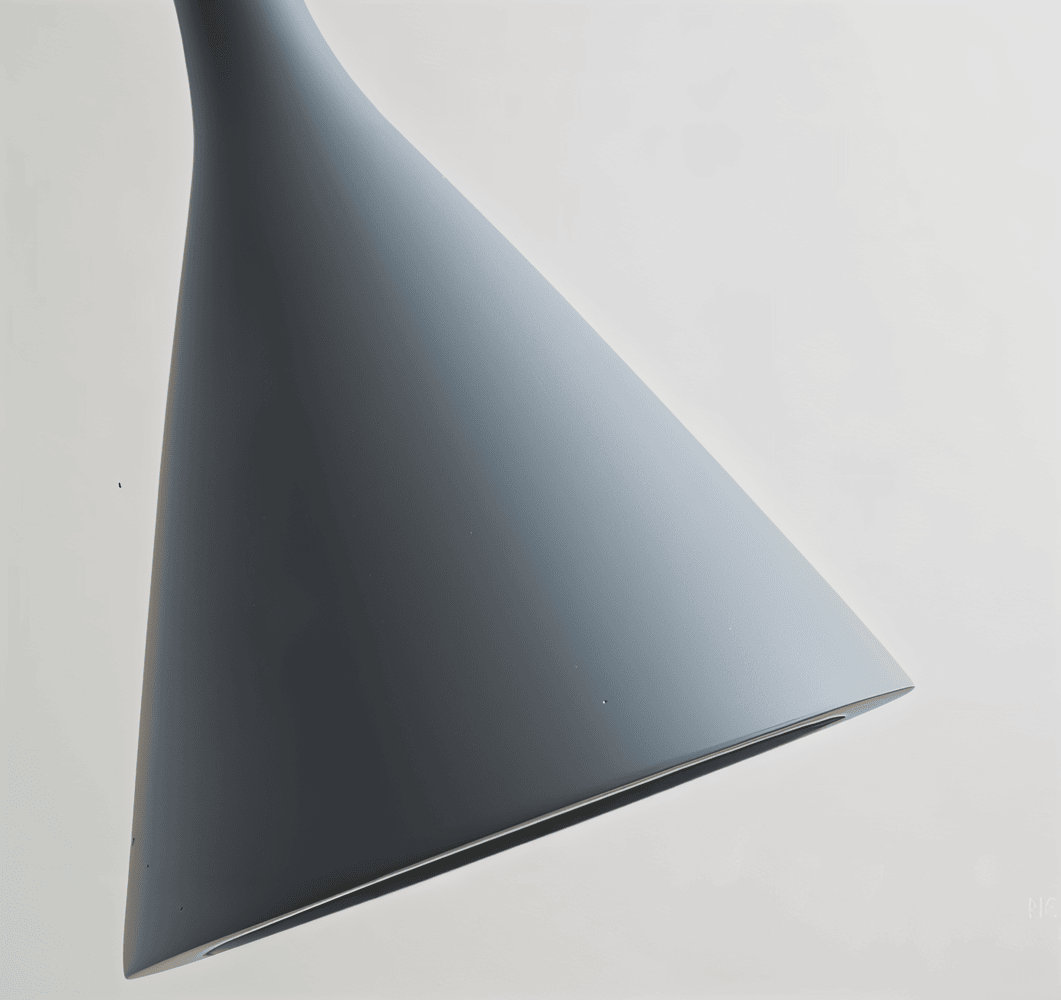 Nowoczesna lampa wisząca stożkowa do kuchni