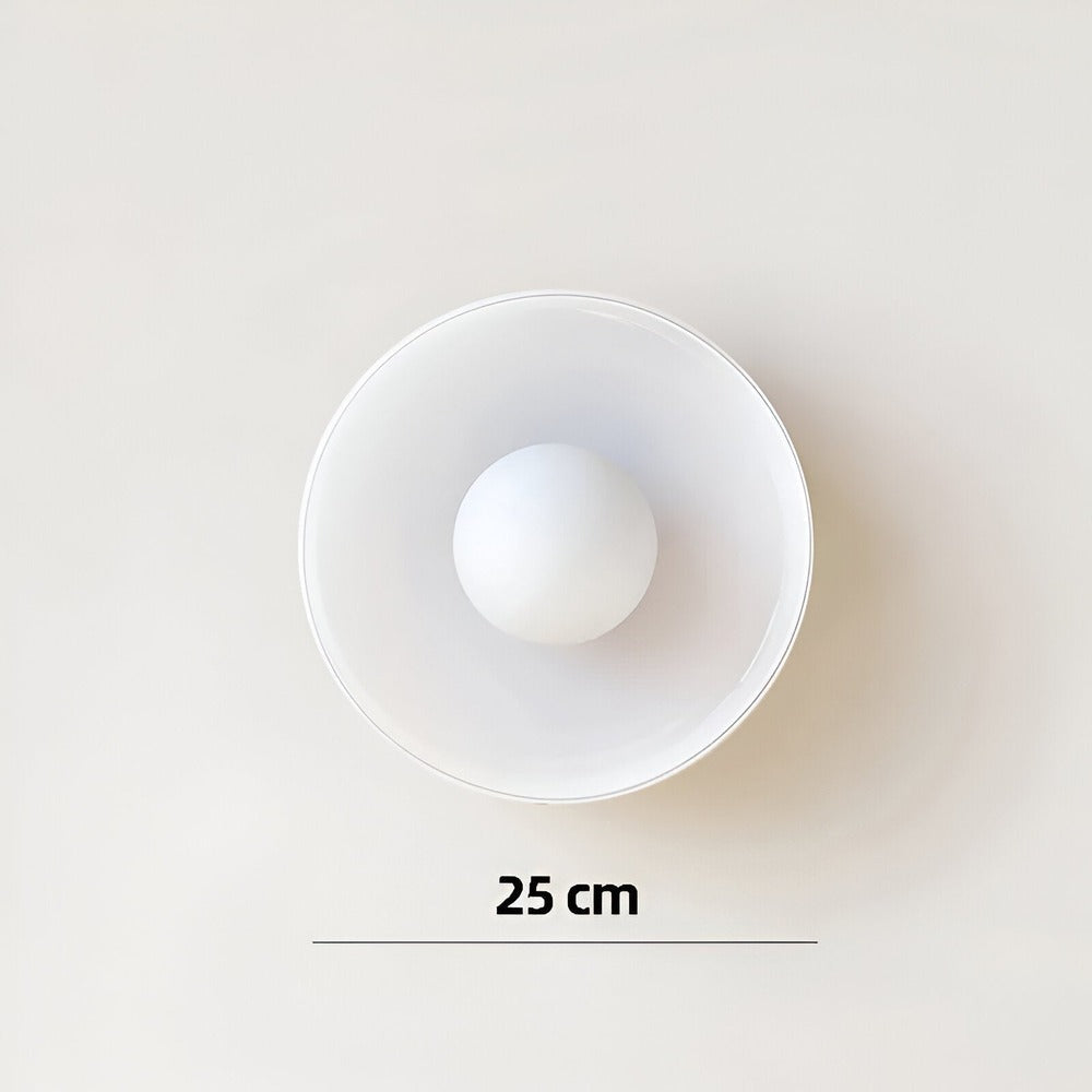Lampa sufitowa szklana pomarańczowa nowoczesna