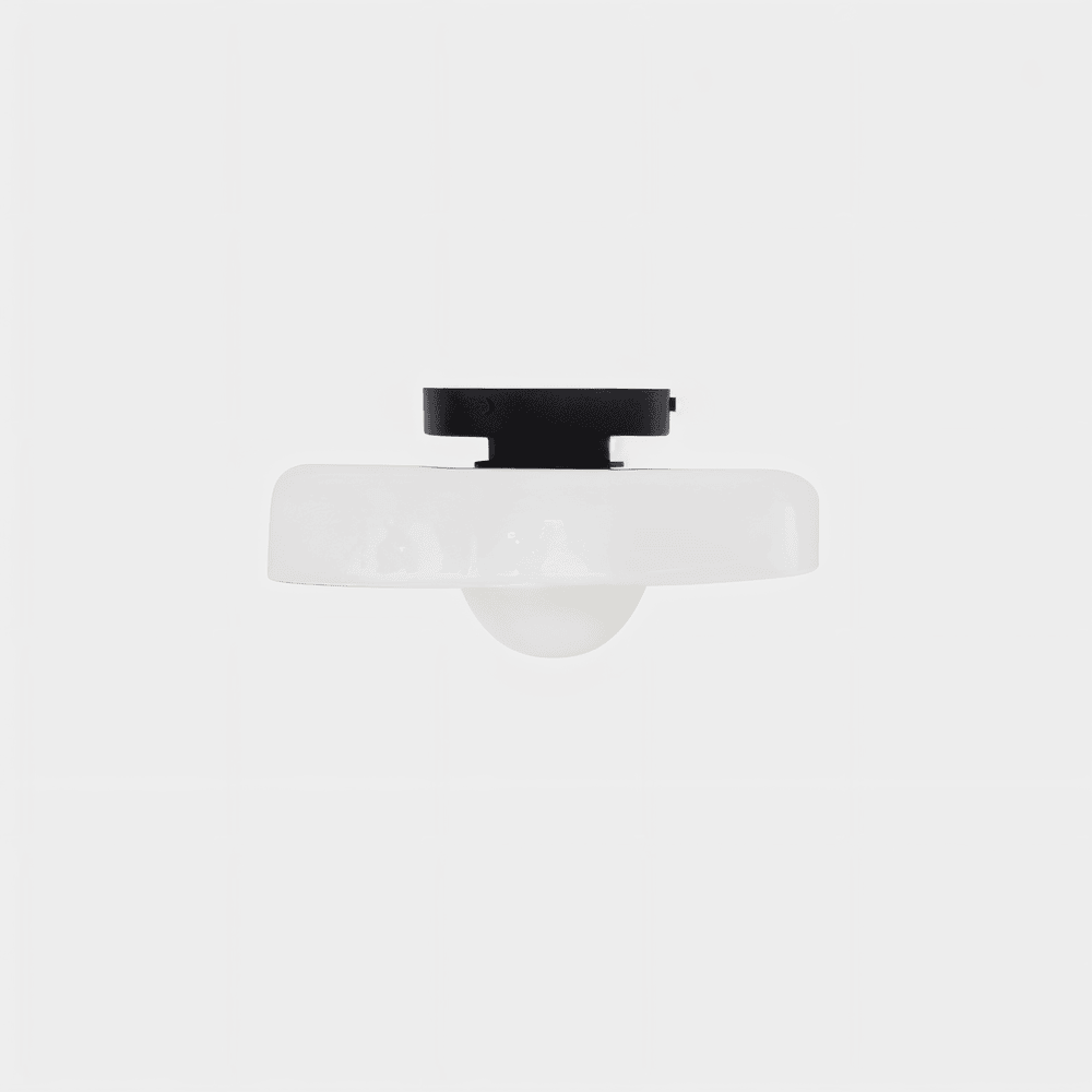 Lampa sufitowa szklana pomarańczowa nowoczesna