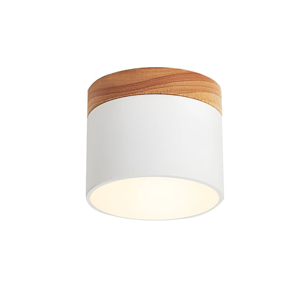 Kolorowa lampa sufitowa LED cylindryczna retro