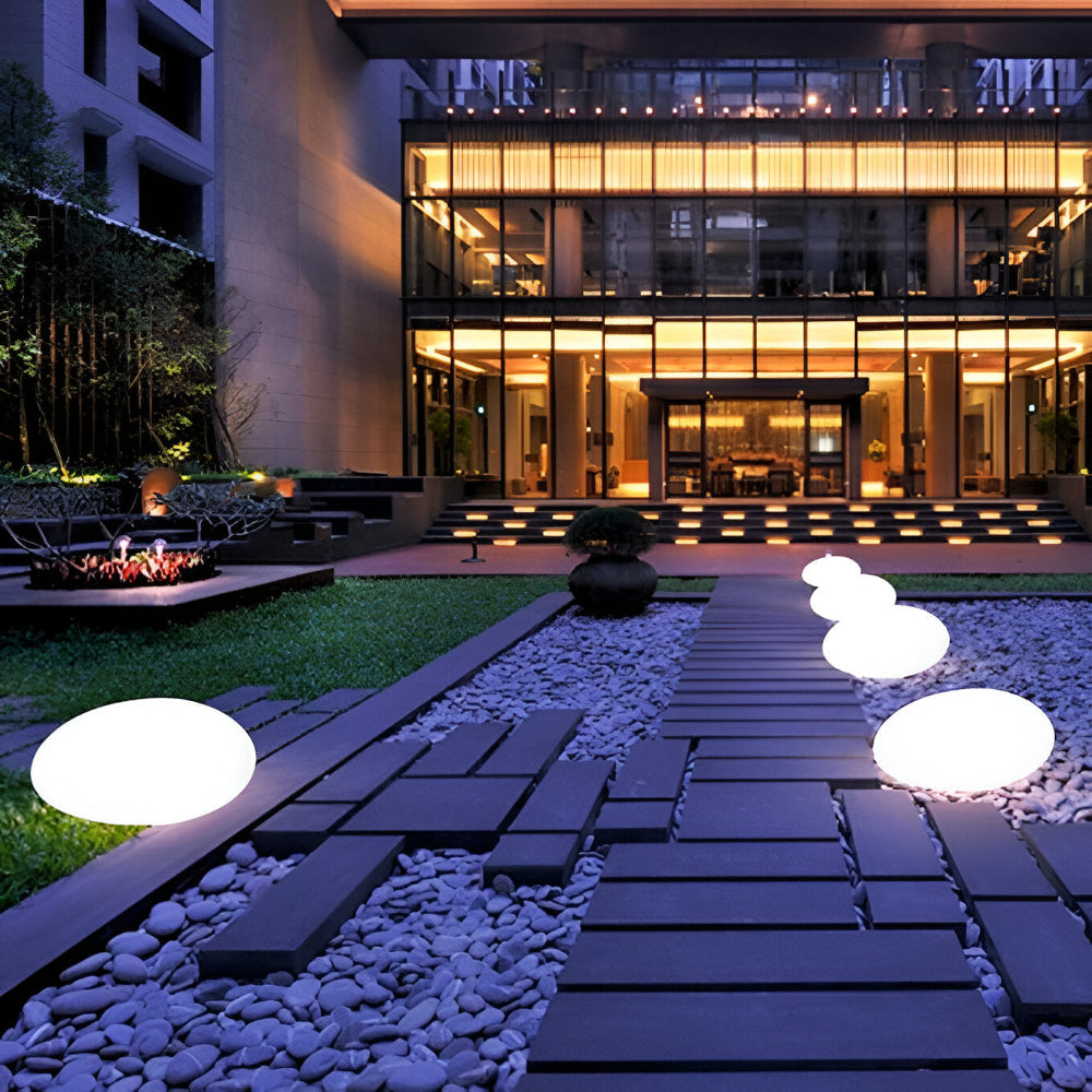 Solarna lampa ogrodowa LED imitacja kamienia IP65