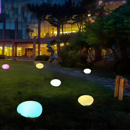 Solarna lampa ogrodowa LED imitacja kamienia IP65