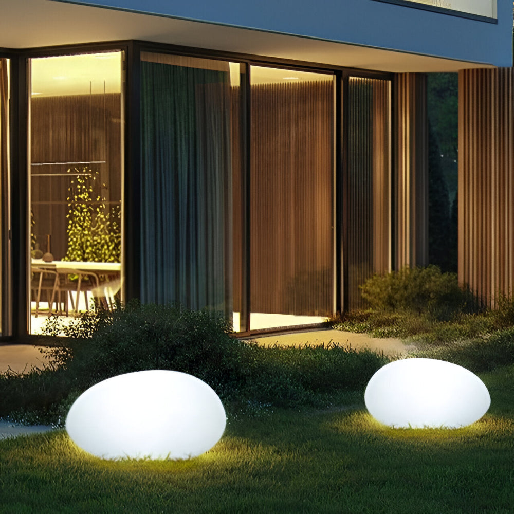 Solarna lampa ogrodowa LED imitacja kamienia IP65